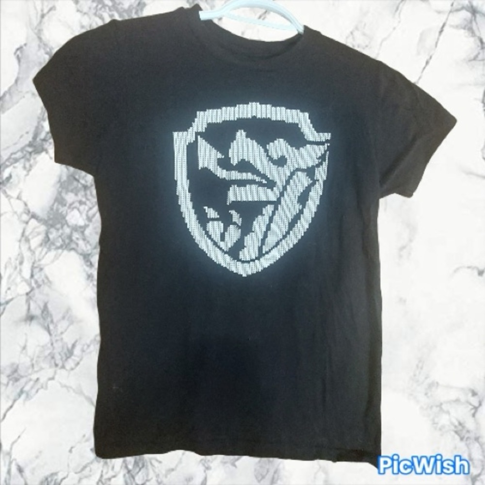 ThinkGeek Black T-shirt with white design size medium